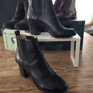 Frye Women's Black Leather Booties